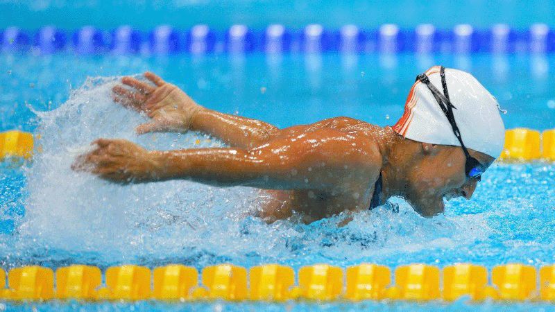 athlete teresa perales swimming