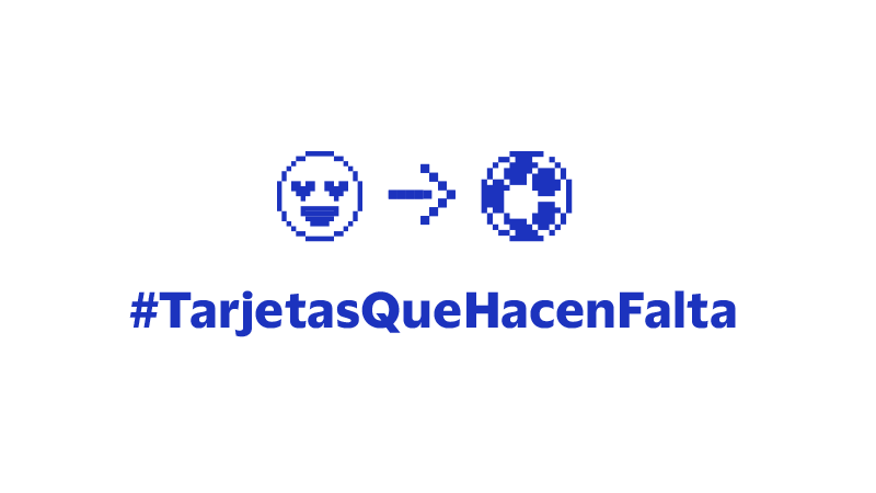 hashtag tarjetas que hacen falta