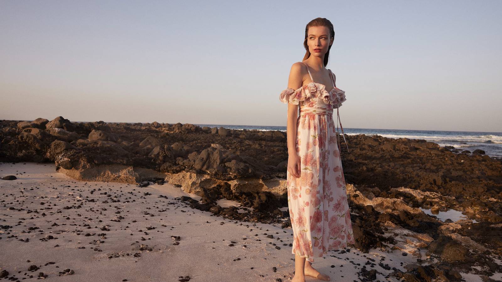 image of a woman at the beach